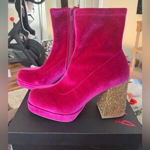 Betsy Johnson Pink Bootie